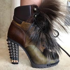Fendi Furry Booties